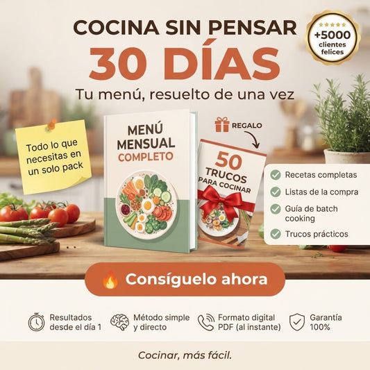 Tu Mes de Comidas Resuelto — 120 Recetas ✅